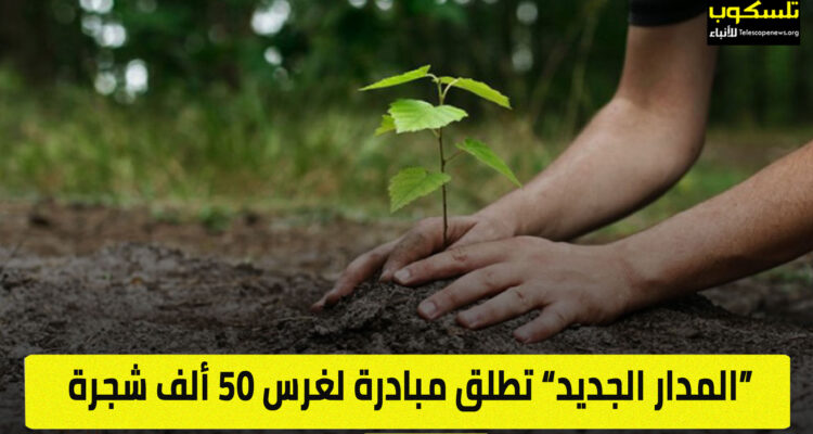 “المدار الجديد” تطلق مبادرة لغرس 50 ألف شجرة